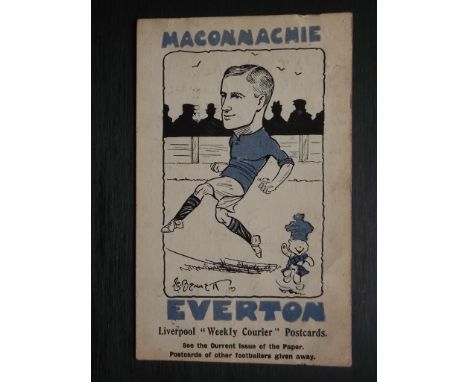 EVERTON - 1910 ORIGINAL POSTCARD OF JOHN MACONNACHIE
Good condition