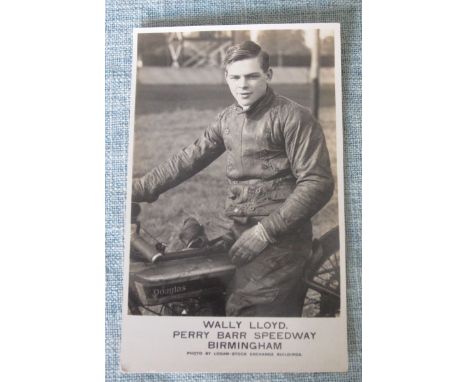 A very rare postcard of Wally Lloyd Perry Barr Speedway from 1929-30 only season in the Southern League