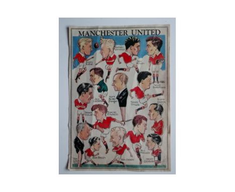 MANCHESTER UNITED BUSBY BABES - MAGAZINE PAGE
Nice item which would look great framed
Tape repair to bottom edge, slight fold
