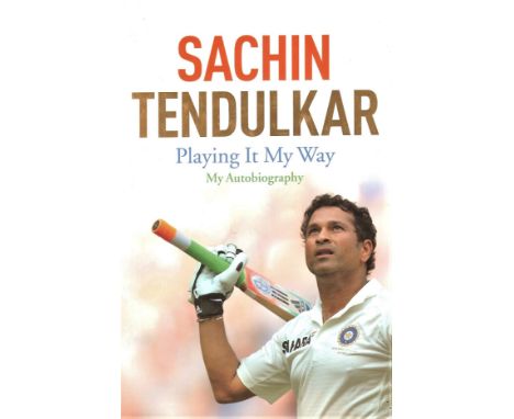 CRICKET - SACHIN TENDULKAR (INDIA) PLAYING IT MY WAY. MY AUTOBIOGRAPHY&nbsp;
486 page hardback. First edition.
Very good cond