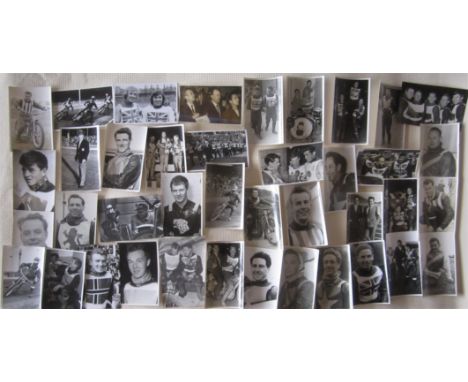 SPEEDWAY - 40 VINTAGE ORIGINAL PHOTOGRAPHS 1950/60'S CRAVEN MOORE FUNDIN ETC.&nbsp;
Good condition