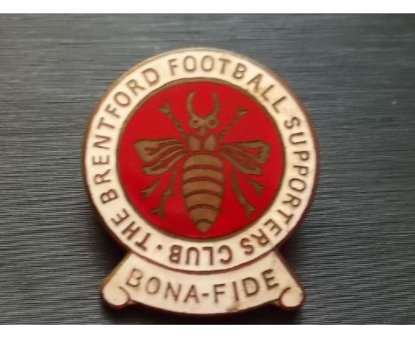 BRENTFORD - VINTAGE SUPPORTERS CLUB BADGE
Not stamped
