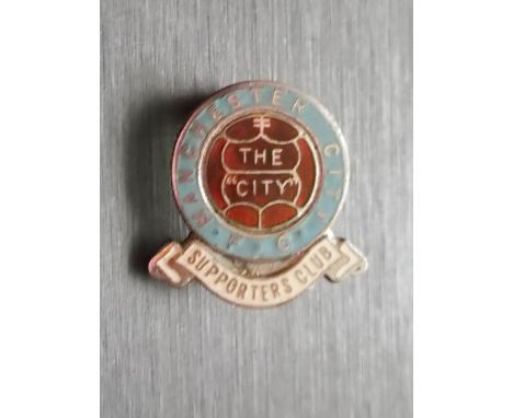 MANCHESTER CITY - VINTAGE SUPPORTERS CLUB BADGE
Makers - Gladman