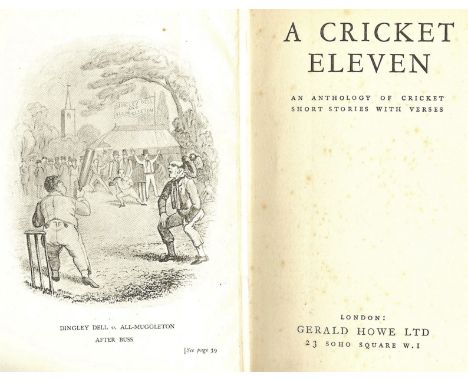 A CRICKET ELEVEN. PUBLISHED 1927
First edition.
350 page hardback.
Good condition, no dust wrapper.
