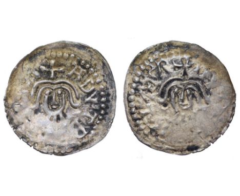 Poland. Adalbert of Gniezno (1177-1200) AR Denar. +ADALBERTVS (retrograde), head of St Adalbertus of Gniezno facing / Same ty