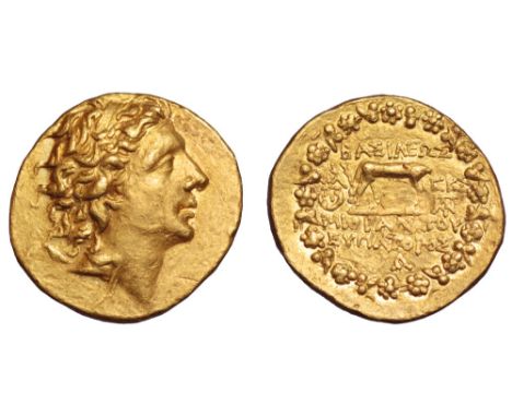 Kingdom of Pontos. Mithradates VI Eupator AV Stater. Struck in Parion, Bithyno-Pontic year CΚΣ, month A (= October 72 BC). Di