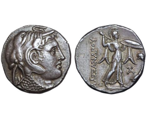 Ptolemaic Kingdom of Egypt, Ptolemy I, as satrap, AR Tetradrachm. Alexandria, circa 309-305 BC. Diademed head of the deified 