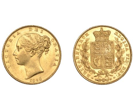 A Great Rarity from the Bentley Collection  The Joint Highest Grade Awarded by NGC   Victoria (1837-1901), Sovereign, 1848 [T