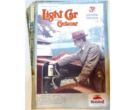 Light Car &amp; Cyclecar Magazine, assorted loose issues, Nos 763 (2 examples), 764, 769, 919, 1079, 1112, 1227, 1230. Also i