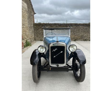 1932 Austin 7 ArrowRegistration No. RH 6022Chassis No. 141745Engine No. M80629From the stable of Herbert Austin and reputedly