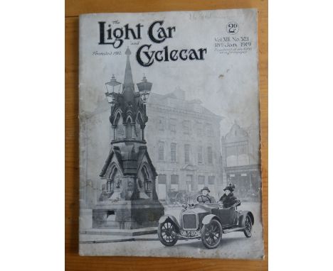 Light Car Magazine. 43 loose issues dating between Jan and Dec 1919. 