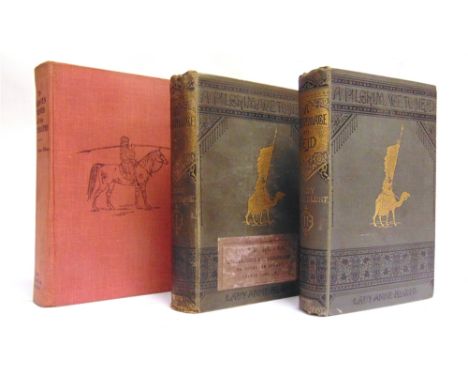 [TRAVEL]  Blunt, Lady Anne. A Pilgrimage to Nejd, first edition, two volumes, Murray, London, 1881, original pictorial grey c