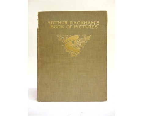 [CLASSIC LITERATURE]. ILLUSTRATED  Arthur Rackham's Book of Pictures, Heinemann, London, 1913, original grey cloth gilt, fort