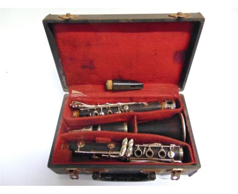 A BOOSEY &amp; HAWKES (LONDON) EMPEROR CLARINET  cased.
