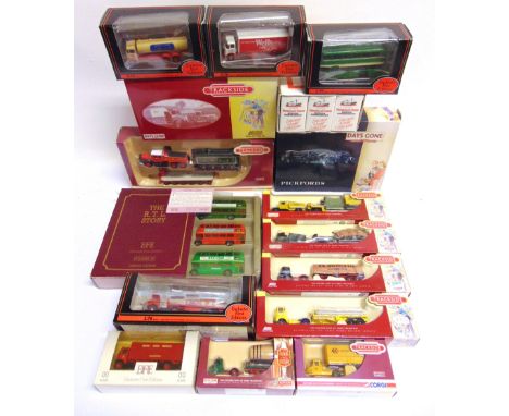 SIXTEEN ASSORTED 1/76 SCALE DIECAST MODEL VEHICLES  by Exclusive First Editions and Lledo Trackside, including gift sets, eac