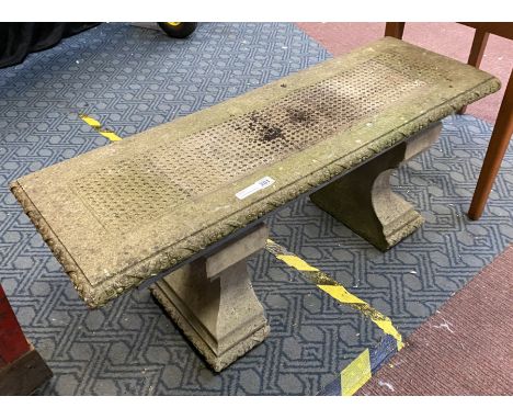CONCRETE GARDEN BENCH