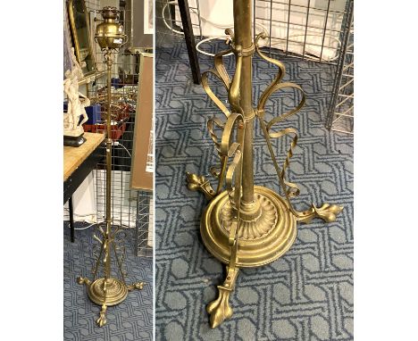 VICTORIAN BRASS STANDARD OIL LAMP - 180 CMS (H)