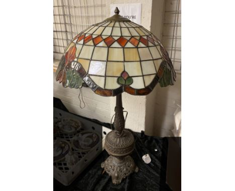 TIFFANY STYLE LAMP - 90CMS (H) A/F