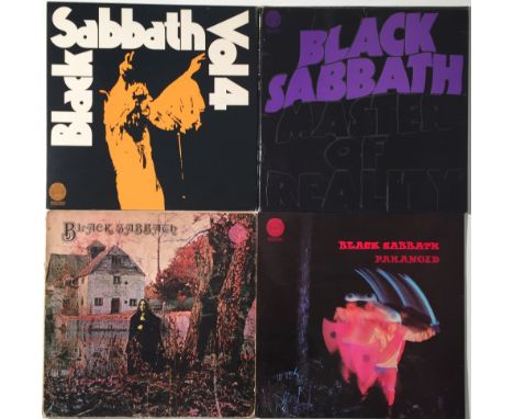 BLACK SABBATH - UK VERTIGO SWIRL LPs (EARLY/ORIGINAL PRESSINGS). Swirl-tastic fantastic selection of early/original UK Vertig