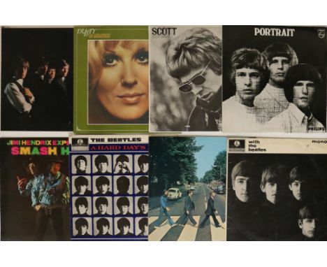 60S ARTISTS - LPs. Ace collection of 45 x LPs. Artists/titles include The Rolling Stones - S/T (UK unboxed mono LK 4605 with 