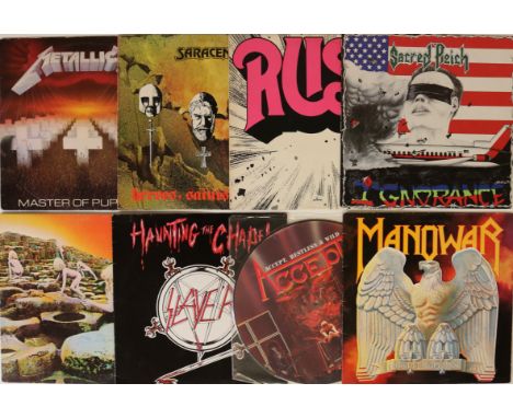 HARD ROCK / HEAVY METAL / TRASH - LPs. Rockin' collection of 25 x (mainly) LPs. Artists/titles include Metallica (x3) inc. Ma