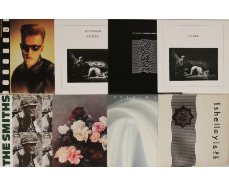 INDIE/HOUSE/DANCE - 12"/LPs. Cool mix of 46 12" with LPs included. Artists/titles include Joy Division - Closer (white vinyl,