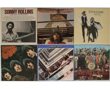 CLASSIC/FOLK-ROCK - LPs. Diverse collection of 11 x very clean LPs. Titles are The Beatles (x3) - Sgt. Pepper's (PCS 7027, 2 