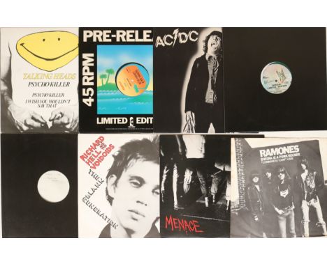 PUNK / INDIE / NEW WAVE - 12". Killer clean collection of 65 x 12". Artists/titles Bob Marley - Exodus (Ltd, IPR 2000), Talki