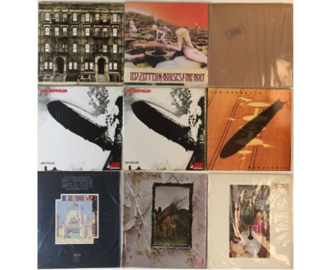 LED ZEPPELIN - LP COLLECTION. Really excellent collection of 9 x LPs from Led Zep including clean original and collectable pr