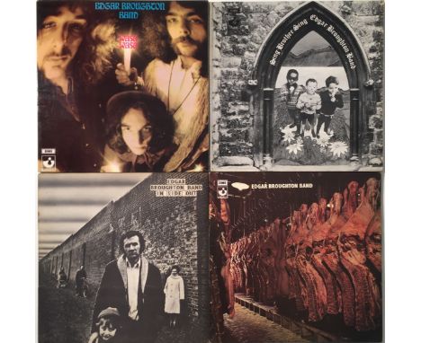 EDGAR BROUGHTON BAND - LPs. Terrific pack of the first 4 x LPs from Edgar Broughton Band - these either original or early UK 