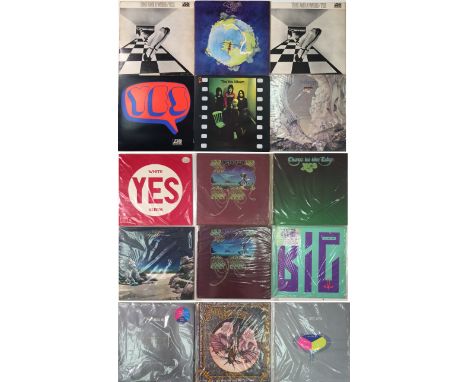 YES - LPs. Wicked collection of 14 x LPs and 1 x 12" including original plum UKs... Titles include Yes (UK original plum 5881