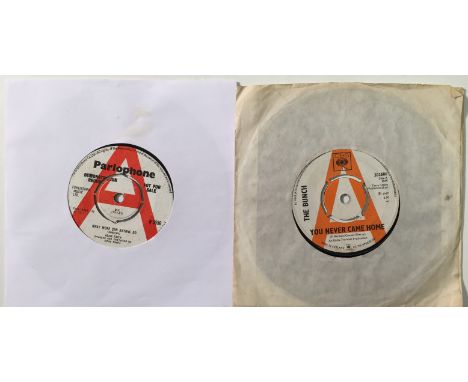 60'S 7" DEMOS INCLUDING THE BUNCH. Two 60's demo 7" singles to include the classic Beat/Mod rarity from The Bunch - You Never
