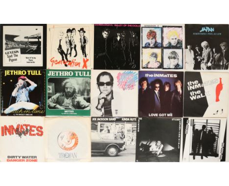 MIXED GENRE / E - G - 7". Varied collection of about 450 x 7", including some coloured records and promos. Artists/titles inc