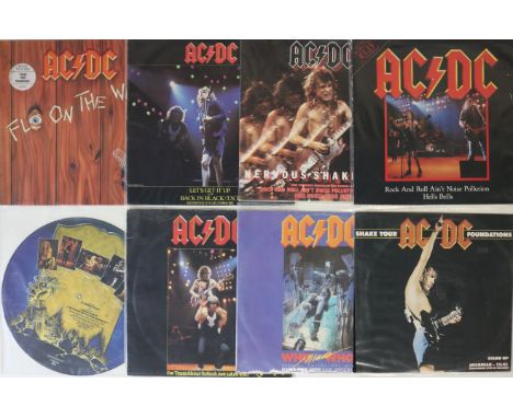 IRON MAIDEN &amp; AC/DC - 12"/7"/SHAPED DISCS. Another screaming split collection from Iron Maiden and AC/DC: 21 x 7" (AC/DC)