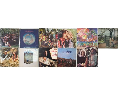 FOLK/PSYCH - LPs. Brill collection of 11 x LPs loaded with rarities! Artists/titles are John Martyn (x3) - London Conversatio