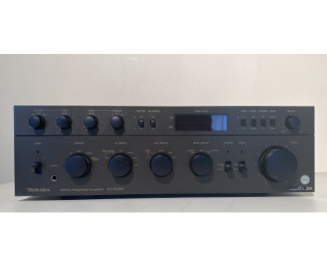 TECHNICS SU-8099K. A Technics Stereo Integrated Amplifier with cables. From the collection of former 10CC manager and music i
