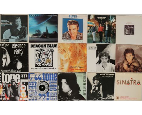 MIXED GENRE / CHRISTMAS TITLES - 7". Varied collection of about 200 x 7", including some promos. Artists/titles include Paul 