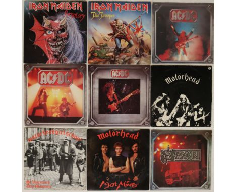 METAL - 7". Blistering bundle of 14 x choice 7". Artists/titles are Iron Maiden - Purgatory (EMI 5184 - Ex+/Ex) and The Troop