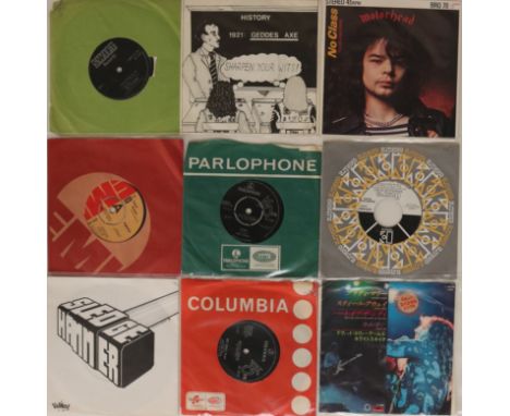HARD ROCK / HEAVY METAL / PROG RARITIES - 7". Rockin' bundle of 9 x 7", including some promos. Artists/titles include Stix 'N