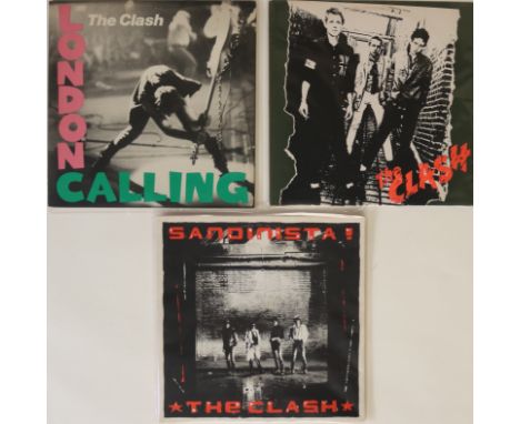 THE CLASH - UK ORIGINAL PRESSING LPs. Let's go crazy with this mega bundle of 3 x original UK pressing LPs. Titles are The Cl