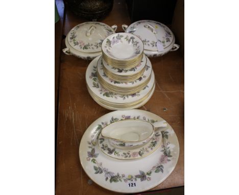 A Royal Worcester 'June Garland' dinner service.