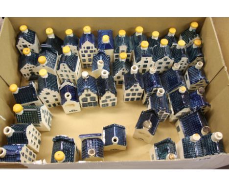 Quantity of Bols KLM Decanters, Chess Set and pump.