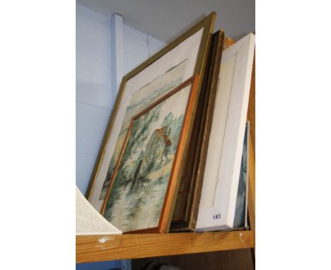 Pictures and prints, various.