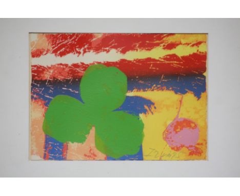 Albert Irvine (1922-2015), Screen print in colours, signed in pencil, date **95.  16 cm x 21 cm (D - May be subject to Droit 