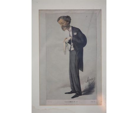 Two 'Spy' prints and another print 'Statesman No. 57'. (3)