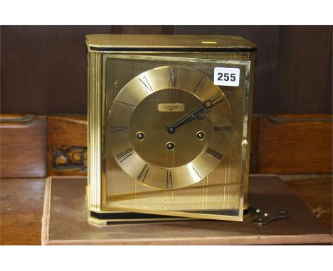 A Longines mantle clock.