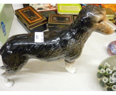Melba ware pottery figure of a hound