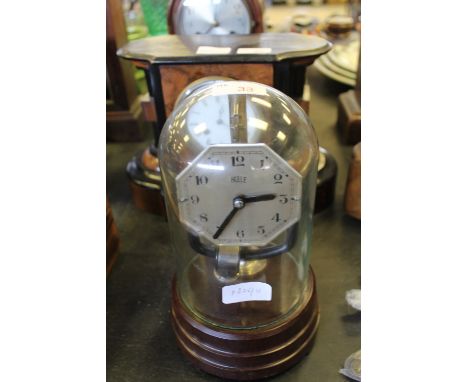 Bulle electric mantle clock, bakelite base
