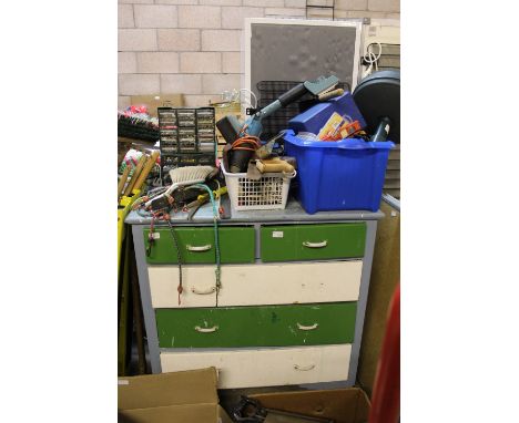 Chest and quantity of tools