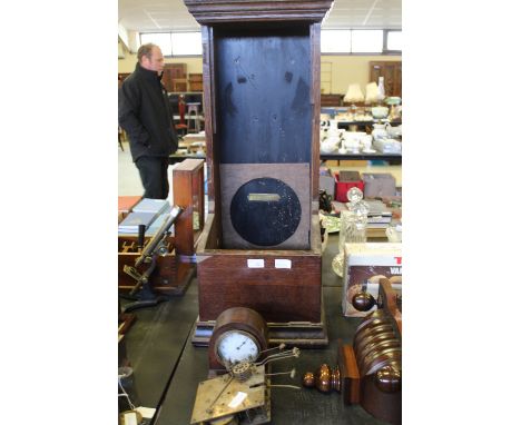 Clocking in case, mantle clock and two clock movements